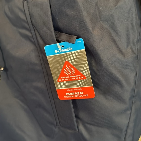 Columbia Women's Navy Parka with Faux Fur Hood - Picture 8 of 16